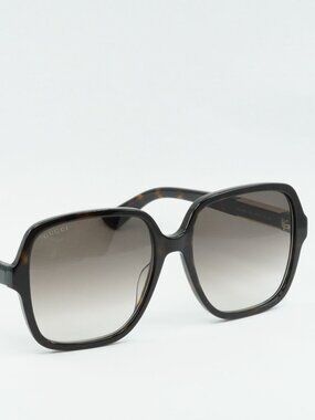 New Gucci GG1402SA 002 Havana Gray Oversized Women Sunglasses Gucci | Accessories | New Gucci Havana Gray Women Oversized  main image 3